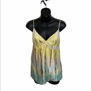 BCBGMaxAzria silk low cut top